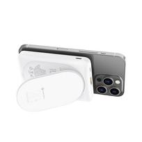 10000mah power bank - Forcell F-Energy MagStand F10K2 10000mAh, 20W, MagSafe, baltas - 12 nuotrauka
