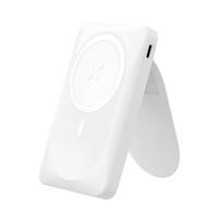 10000mah power bank - Forcell F-Energy MagStand F10K2 10000mAh, 20W, MagSafe, baltas - 14 nuotrauka