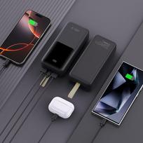 power bank 30000mah - Tech-Protect PB03 30000mAh 22.5W juodas - 4 nuotrauka