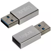 usb a usb c 3.2 - Adapteris USB LogiLink USB-C - USB Sidabrinė (AU0056) - 2 nuotrauka