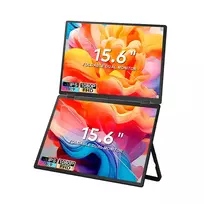 nesiojamo kompiuterio monitorius - Extralink Smart Life T01 15.6", IPS, nešiojamas monitorius, 2 ekranai - 2 nuotrauka