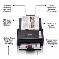 skeneriai - Epson WorkForce ES-550W Colour (Black) - 5 nuotrauka