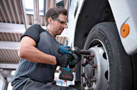 bosch smuginis suktuvas - Bosch GDS 18V-1000  BITURBO (18V 2 x 8Ah akumuliatoriai procore) - 4 nuotrauka