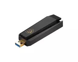 wifi usb adapteris - MSI AXE5400 USB Wi-Fi Adapter (GUAXE54) - 7 nuotrauka