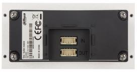 telefonspyne - Telefonspynė Dahua 2-button Module VTO4202F-MB2, pilka - 4 nuotrauka