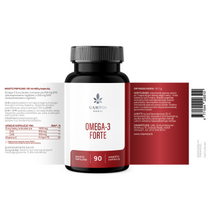 zuvu taukai 90 - GAMTOS NAMAI OMEGA-3 FORTE, 1000 mg, 90 kapsulių - 2 nuotrauka