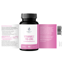 gamtos namai vitaminas - GAMTOS NAMAI VITAMINAS C PRO-LONG SU BIOFLAVONOIDAIS, 90 tablečių - 2 nuotrauka