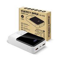 power bank 20000mah 22.5w - everActive EB-20Q, 20000mAh, 22.5W, 2x USB, 1x USB-C, baltas (white) - 6 nuotrauka