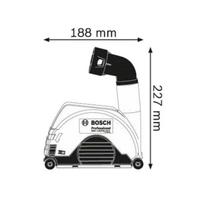 kampinis nusiurbimu - Dulkių surinkimo sistema Bosch GDE 115/125 FC-T - 3 nuotrauka
