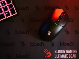 blood pelite - A4Tech Bloody R72 ULTRA Wireless Juodas (Black) - 5 nuotrauka