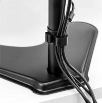fellowes seasa - Fellowes Seasa 8044001 Laisvai stovinti rankena 2 monitoriams, 1-32", Juoda (Black) - 3 nuotrauka
