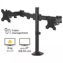 ram laikiklis - Fellowes ramię na 2 monitory Reflex (8502601) - 3 nuotrauka