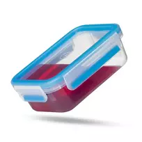 55 1 2 - Emsa Clip & Close Food Container Set- Set of 3 - 0.55 / 1.0 / 2.3 L - 4 nuotrauka