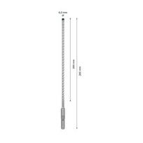 graztas sraigtinis sds 26 mm - SDS-plus-7X grąžtas Bosch 6x200x265mm, 1 vnt. - 6 nuotrauka
