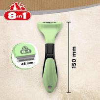 sunu sukos - Gyvūnų šukos 8in1 Perfect Coat DeShedder, S - 3 nuotrauka