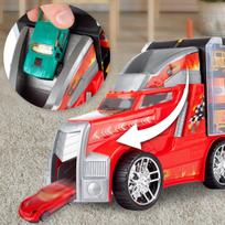 zaidimu stalo kilimelis - MALPLAY žaislinis sunkvežimis su 6 automobiliais ir žaidimo kilimėliu - 11 nuotrauka
