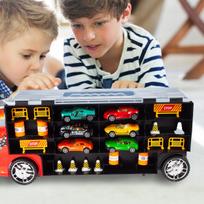 zaidimu stalo kilimelis - MALPLAY žaislinis sunkvežimis su 6 automobiliais ir žaidimo kilimėliu - 12 nuotrauka