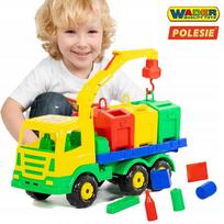 zaislinis sunkvezimis - Wader SuperTruck Garbage Truck 44181 - 3 nuotrauka