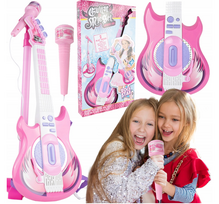 gitara - Vaikiška gitara su mikrofonu ant stovo - 2 nuotrauka
