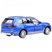 bmw masinele - HOT WHEELS BMW X7 1:32 metalinis visureigis, Mėlyna (Blue) - 5 nuotrauka