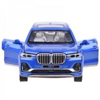 bmw masinele - HOT WHEELS BMW X7 1:32 metalinis visureigis, Mėlyna (Blue) - 9 nuotrauka