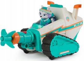 motociklo modelis - Spin Master PAW PATROL sniego motociklas su Everest figūrėle, 6071111 - 2 nuotrauka
