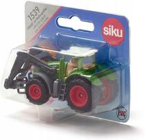 modeliukai traktoriai fendt - SIKU Fendt traktorius su šieno keltuvu, žalia (Green) - 2 nuotrauka