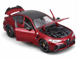 alfa romeo modelis - Jokomisiada Alfa Romeo Giulia GTAm Quadrifoglio licencijuotas raudonas (Red) 1:18 ZA5991 - 3 nuotrauka