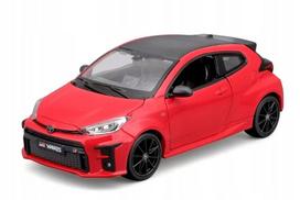 maisto 1 24 modeliukas - Maisto Toyota Yaris 2021 Raudona (Red) 1:24 - 3 nuotrauka