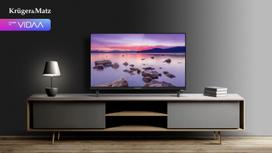 wi fi televizoriai - Krüger&Matz KM0224-V3 24" HD Smart TV Wi-Fi Black - 2 nuotrauka