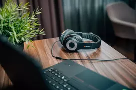 galvos ausines - Verbatim TruSound USB-C Black (Juodos) - 4 nuotrauka