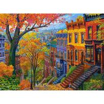 puzzle 3000 - Castorland Autumn City Hill, 3000 det. - 2 nuotrauka