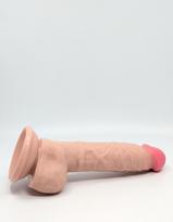 varpas - You2Toys Medical Silicone Dildo 18 cm Natūralios spalvos - 7 nuotrauka