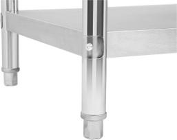 virtuves stalvirsis - Royal Catering Virtuvinis stalas RC-10010498, nerūdijančio plieno (Stainless Steel), 100x70 cm - 2 nuotrauka