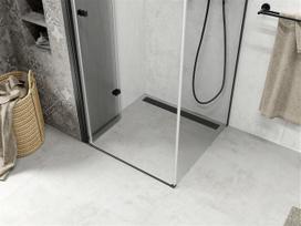 ermitazas duso kabinos - Dušo kabina Mexen Lima black mat 80x70,80,90,100,110,120 cm - 3 nuotrauka