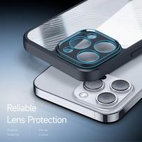 iphone 15 pro telefonai - Dux Ducis Aimo dėklas Apple iPhone 15 Pro Max Juodas / Skaidrus (Black / Clear) - 4 nuotrauka