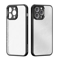 iphone 15 pro telefonai - Dux Ducis Aimo dėklas Apple iPhone 15 Pro Max Juodas / Skaidrus (Black / Clear) - 7 nuotrauka