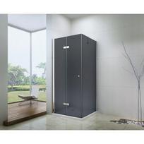 duso kabinos 70x70 - Dušo kabina Mexen Lima grey 70x70,80,90,100,110,120 cm - 6 nuotrauka