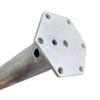 garden center stulpas - Įsukamas sraigtinis polis "MDS M 68x1000x1,8mm M12 HDG" - 2 nuotrauka