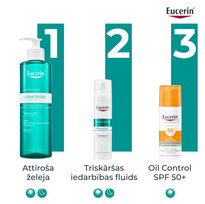 eucerin - Veido gelis moterims Eucerin DermoPure, 400 ml - 2 nuotrauka