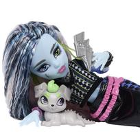 frankie stein monster high - Mattel Monster High lėlė Frankie Stein JHK31, 28 cm, juoda (Black) - 5 nuotrauka