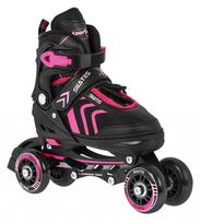 sportrike - Riedučiai SporTrike Skates 4in1, rožiniai / rožinė (Pink), 34-38 - 6 nuotrauka