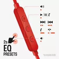jbl - JBL Tune 310C USB-C Raudonos (Red) - 2 nuotrauka