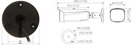 lauko vaizdo kamera - NET CAMERA 5MP BULLET/HFW3549T1-ASPV0280BS5-B DAHUA | IPC-HFW3549T1-ASPV0280BS5-B - 3 nuotrauka