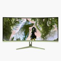 165hz monitorius 0.1ms - Arozzi Nova AZ-NO-34T2K165-FST 34", VA, UWQHD, 165Hz, žalias (Forest Green) - 10 nuotrauka