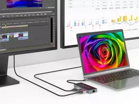 3 in 1 usb c - Conceptronic DONN14G USB-C stotis / replikatorius - 6 nuotrauka