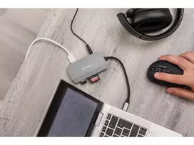 usb c dock - Sandberg USB-C 6in1 kelioninis dokas - 3 nuotrauka