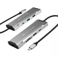 usb c dock - j5create JCD393-N USB-C 4K60 ELITE 10Gbps Mini Hub Juodas (Black) - 9 nuotrauka