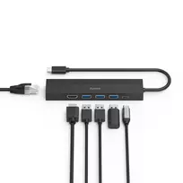 hdmi 2.1 usb c - HAMA USB-C Hub Multiport 6 Ports - 5 nuotrauka
