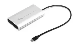 isorine vaizdo - OWC Adapteris Thunderbolt 3 > Dual HDMI 4K Sidabrinis/Juodas (Silver/Black) - 4 nuotrauka